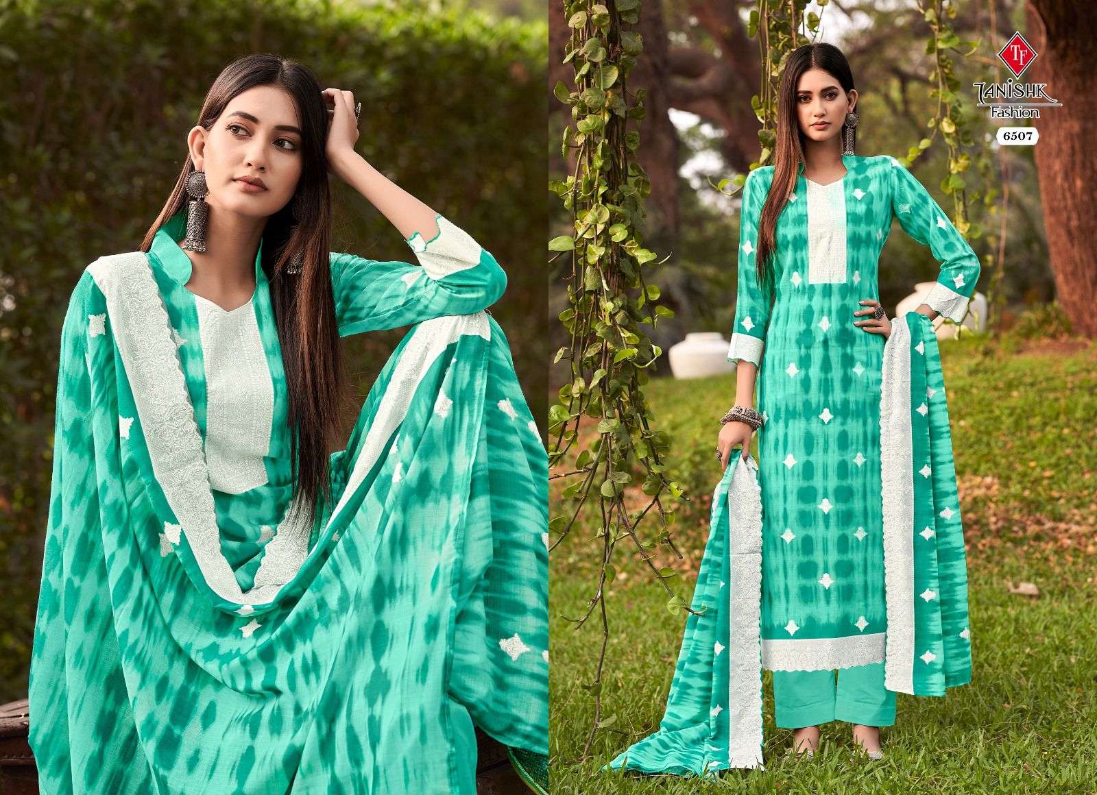 Firdous Vol-2 By Tanishk Fashion 6501 To 6508 Series Beautiful Festive Suits Colorful Stylish Fancy Casual Wear & Ethnic Wear Pure Cotton Print Dresses At Wholesale Price