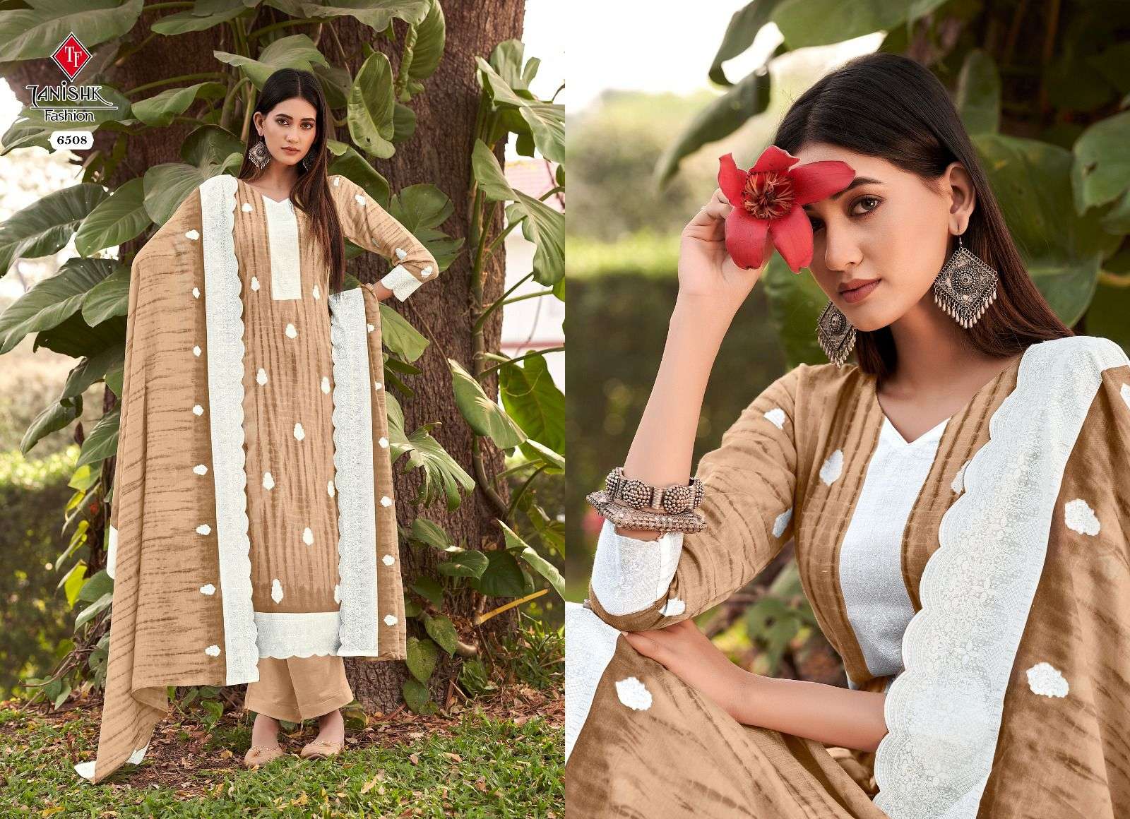 Firdous Vol-2 By Tanishk Fashion 6501 To 6508 Series Beautiful Festive Suits Colorful Stylish Fancy Casual Wear & Ethnic Wear Pure Cotton Print Dresses At Wholesale Price