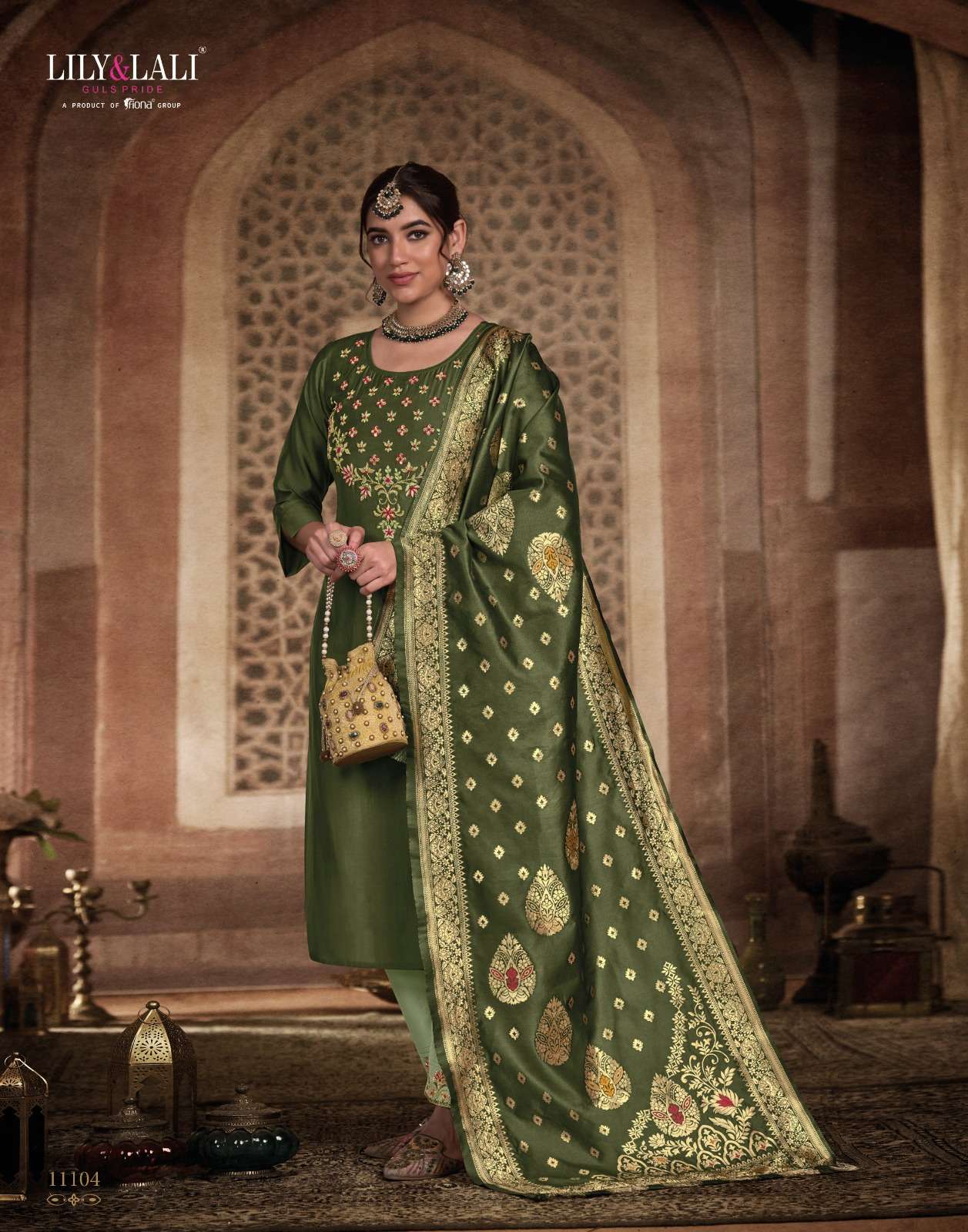 Gulmeena By Lily And Lali 11101 To 11106 Series Beautiful Stylish Suits Fancy Colorful Casual Wear & Ethnic Wear & Ready To Wear Pure Viscose Silk Printed Dresses At Wholesale Price