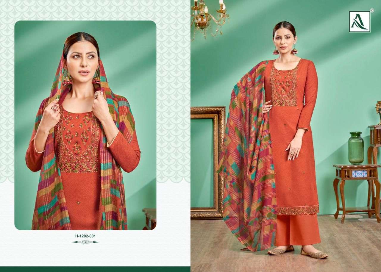 Baani Rayon By Alok Suits 1202-001 To 1202-006 Series Beautiful Suits Colorful Stylish Fancy Casual Wear & Ethnic Wear Pure Rayon Print Dresses At Wholesale Price