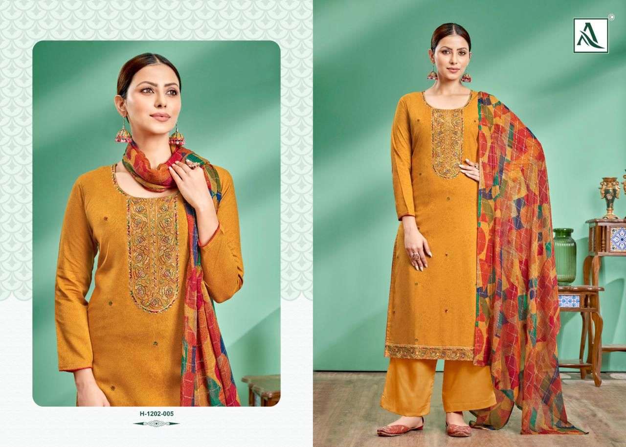 Baani Rayon By Alok Suits 1202-001 To 1202-006 Series Beautiful Suits Colorful Stylish Fancy Casual Wear & Ethnic Wear Pure Rayon Print Dresses At Wholesale Price