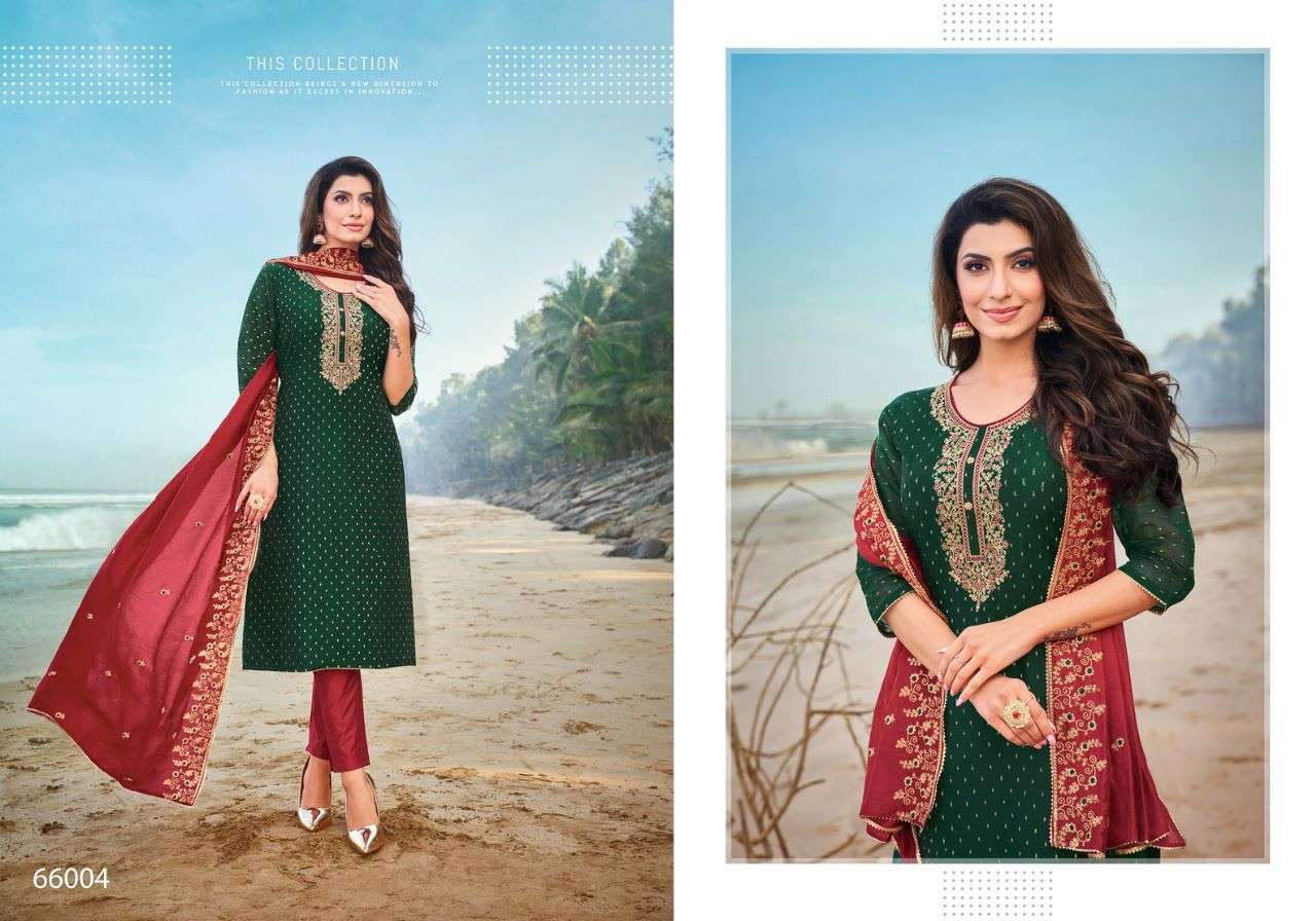 Silk By Artio 66001 To 66008 Series Beautiful Festive Suits Colorful Stylish Fancy Casual Wear & Ethnic Wear Modal Silk Dresses At Wholesale Price
