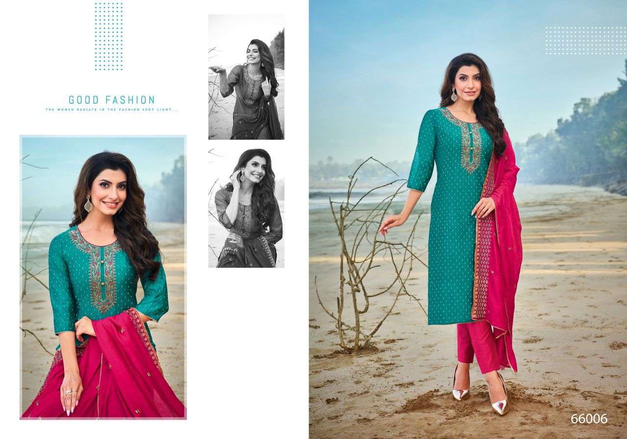 Silk By Artio 66001 To 66008 Series Beautiful Festive Suits Colorful Stylish Fancy Casual Wear & Ethnic Wear Modal Silk Dresses At Wholesale Price
