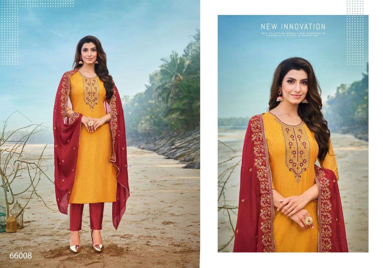 Silk By Artio 66001 To 66008 Series Beautiful Festive Suits Colorful Stylish Fancy Casual Wear & Ethnic Wear Modal Silk Dresses At Wholesale Price