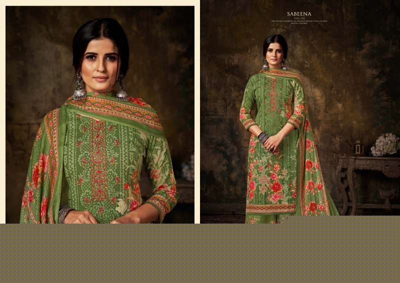 Sabeena Vol-2 By Romani 1073-001 To 1073-010 Series Suits Beautiful Fancy Colorful Stylish Party Wear & Occasional Wear Soft Cotton Print Dresses At Wholesale Price