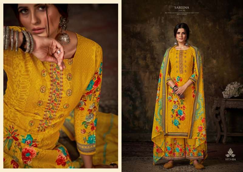 Sabeena Vol-2 By Romani 1073-001 To 1073-010 Series Suits Beautiful Fancy Colorful Stylish Party Wear & Occasional Wear Soft Cotton Print Dresses At Wholesale Price