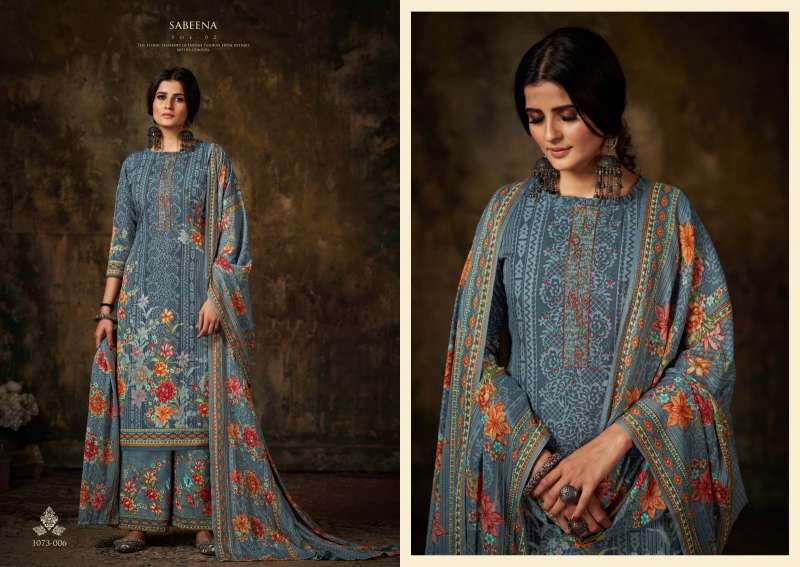 Sabeena Vol-2 By Romani 1073-001 To 1073-010 Series Suits Beautiful Fancy Colorful Stylish Party Wear & Occasional Wear Soft Cotton Print Dresses At Wholesale Price