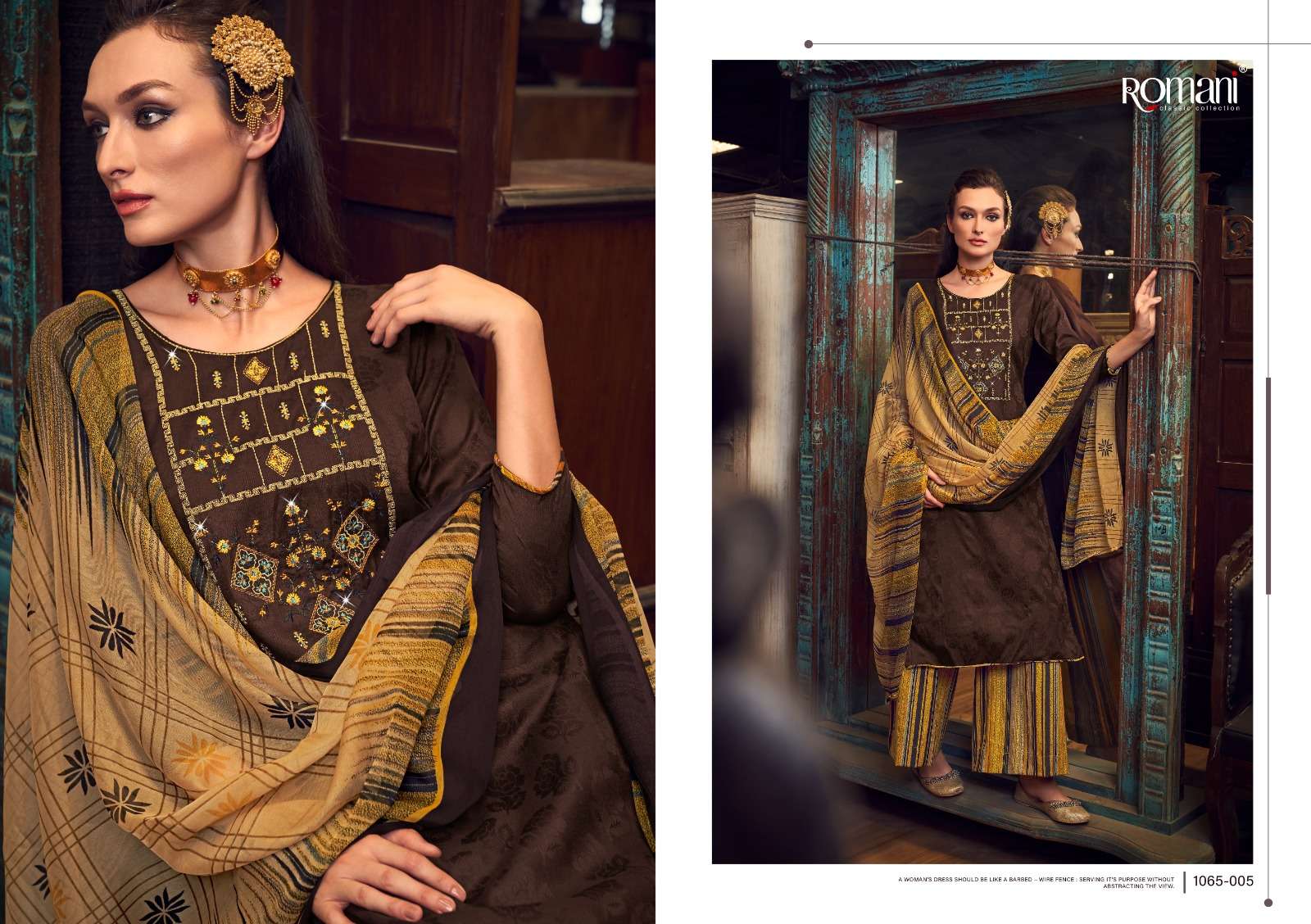Manvika By Romani 1065-001 To 1065-010 Series Suits Beautiful Fancy Colorful Stylish Party Wear & Occasional Wear Soft Cotton Print Dresses At Wholesale Price