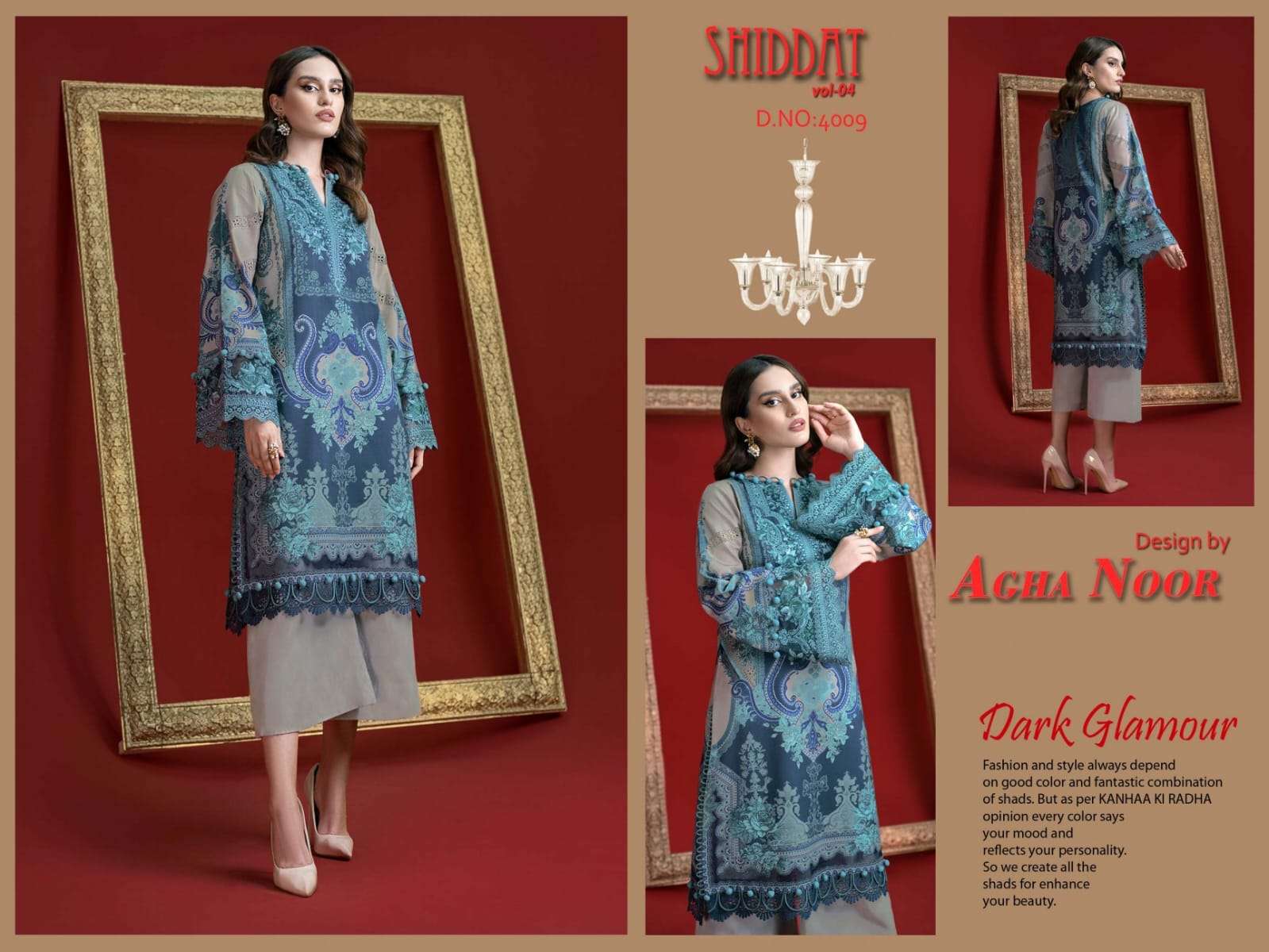 Shiddat Vol-4 By Agha Noor 4001 To 4010 Series Beautiful Stylish Pakistani Suits Fancy Colorful Casual Wear & Ethnic Wear & Ready To Wear Jam Satin Cotton Embroidered Dresses At Wholesale Price