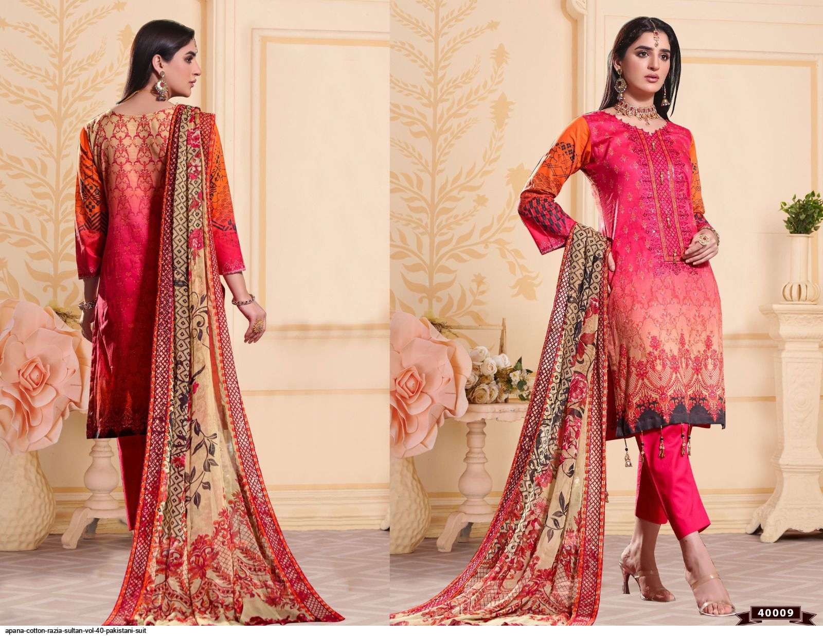 Razia Sultan Vol-40 By Apana Cotton 40001 To 40010 Series Beautiful Stylish Pakistani Suits Fancy Colorful Casual Wear & Ethnic Wear & Ready To Wear Cotton Embroidered Dresses At Wholesale Price