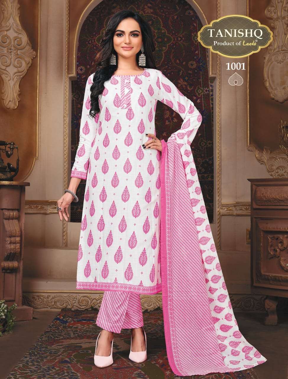 Tanishq Vol-1 By Tanishq 1001 To 1012 Series Beautiful Stylish Festive Suits Fancy Colorful Casual Wear & Ethnic Wear & Ready To Wear Heavy Cotton Dresses At Wholesale Price