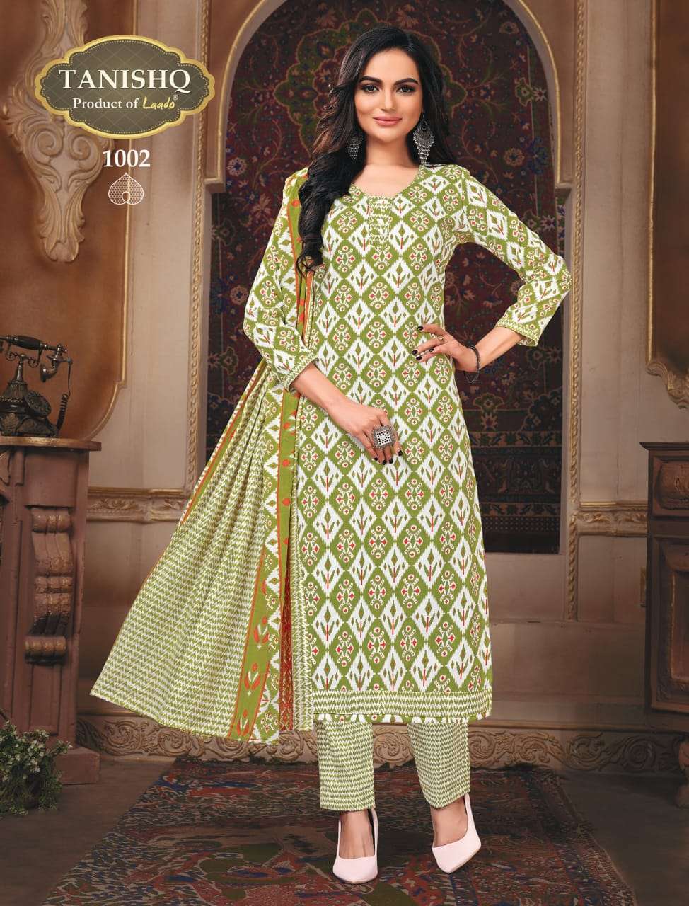 Tanishq Vol-1 By Tanishq 1001 To 1012 Series Beautiful Stylish Festive Suits Fancy Colorful Casual Wear & Ethnic Wear & Ready To Wear Heavy Cotton Dresses At Wholesale Price