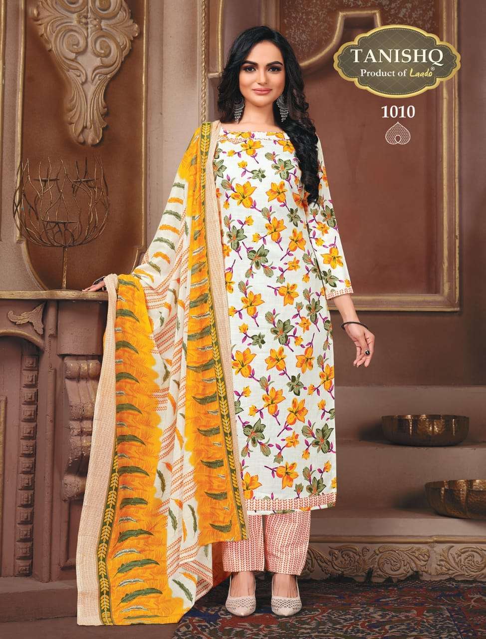 Tanishq Vol-1 By Tanishq 1001 To 1012 Series Beautiful Stylish Festive Suits Fancy Colorful Casual Wear & Ethnic Wear & Ready To Wear Heavy Cotton Dresses At Wholesale Price