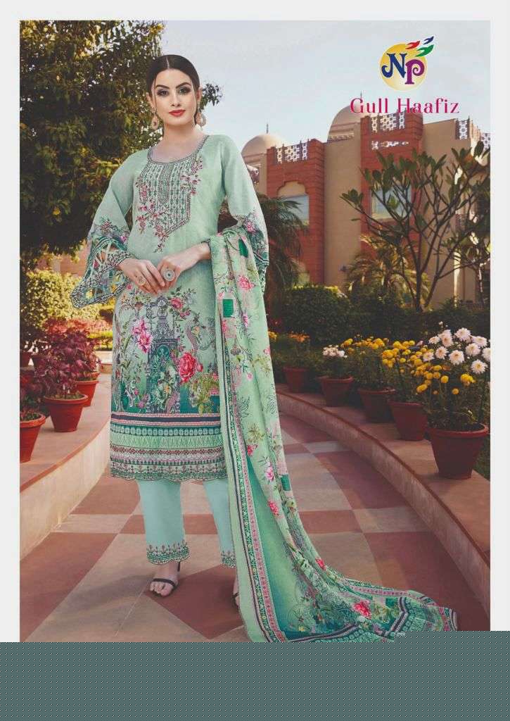 Gull Haafiz Vol-5 By Nand Gopal Prints 5001 To 5008 Series Beautiful Suits Stylish Colorful Fancy Casual Wear & Ethnic Wear Cotton Print Dresses At Wholesale Price
