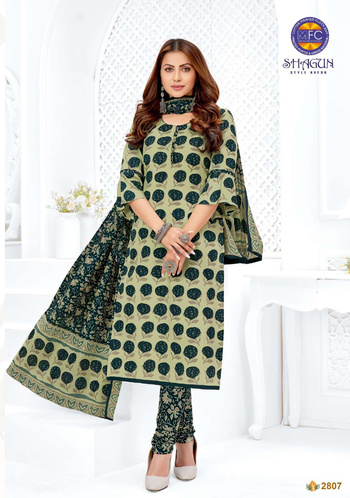 Shagun Vol-28 By Mfc 2801 To 2820 Series Beautiful Suits Stylish Colorful Fancy Casual Wear & Ethnic Wear Heavy Cotton Print Dresses At Wholesale Price