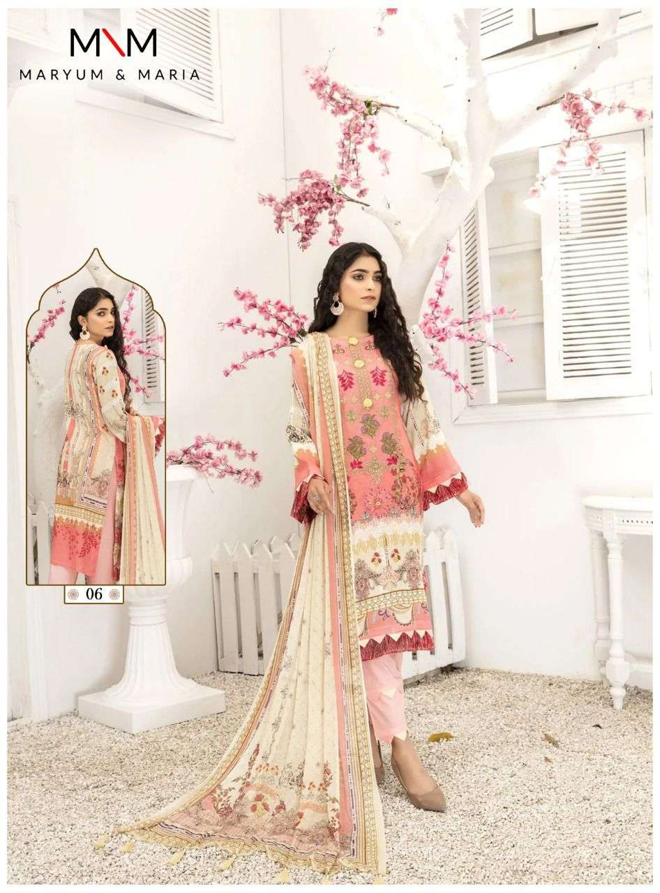 Mahermah By Maryum N Maria 01 To 10 Series Beautiful Pakistani Suits Stylish Fancy Colorful Casual Wear & Ethnic Wear Pure Cotton Dresses At Wholesale Price