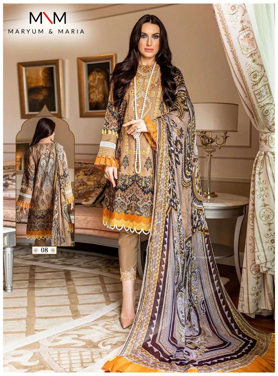 Mahermah By Maryum N Maria 01 To 10 Series Beautiful Pakistani Suits Stylish Fancy Colorful Casual Wear & Ethnic Wear Pure Cotton Dresses At Wholesale Price