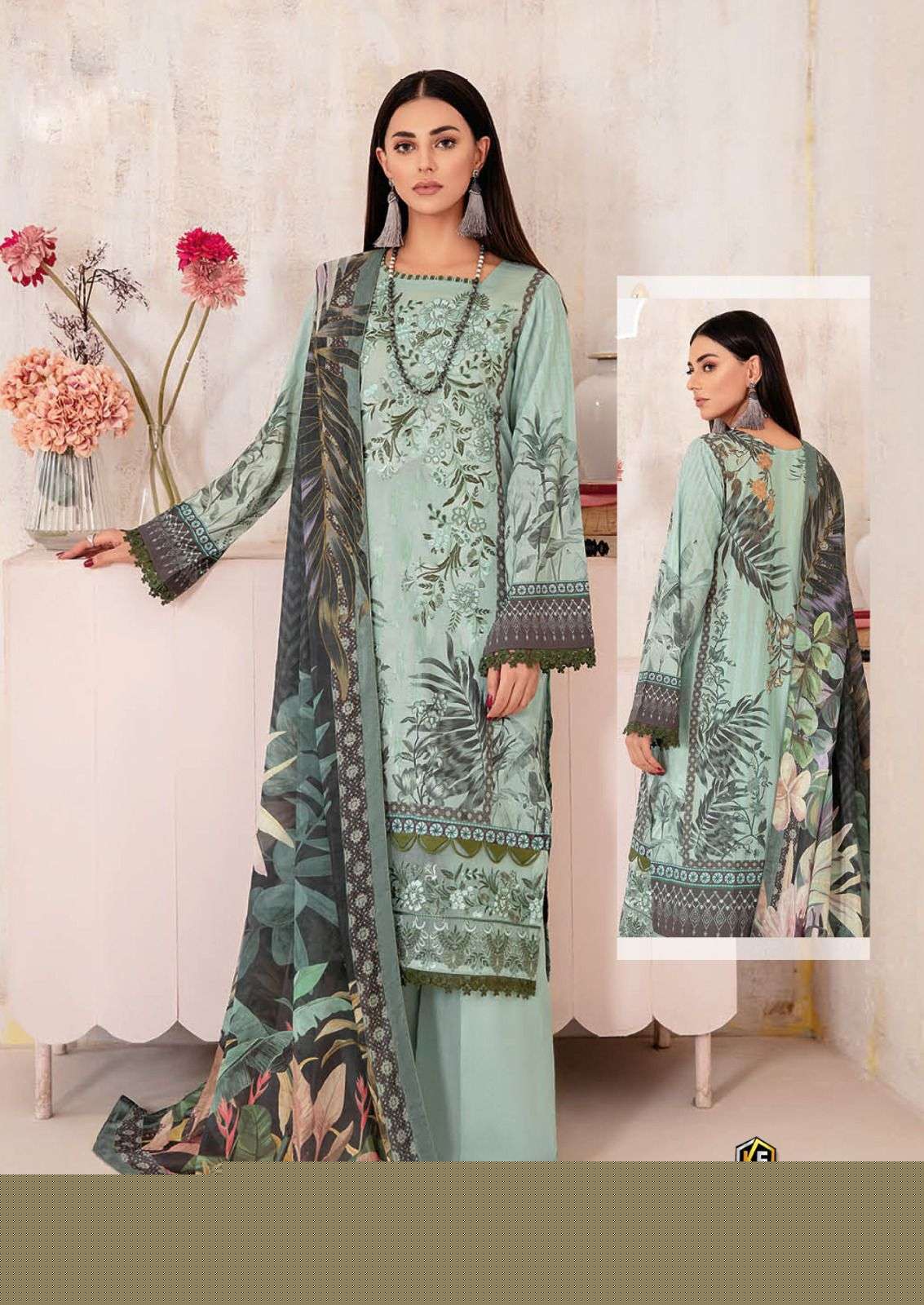 Qurbat By Keval Fab 1001 To 1006 Series Beautiful Stylish Suits Fancy Colorful Casual Wear & Ethnic Wear & Ready To Wear Pure Lawn Cotton Printed Dresses At Wholesale Price