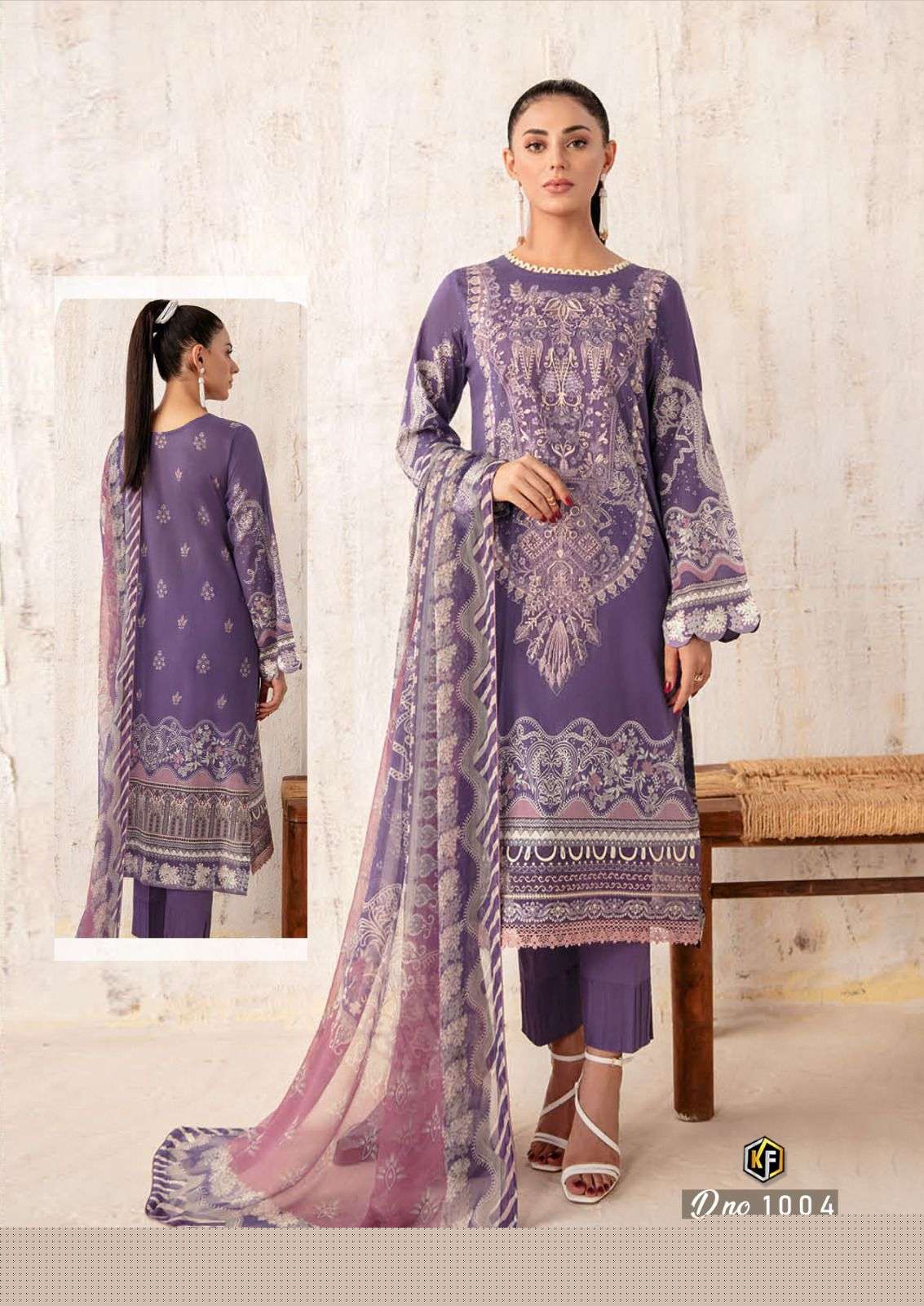 Qurbat By Keval Fab 1001 To 1006 Series Beautiful Stylish Suits Fancy Colorful Casual Wear & Ethnic Wear & Ready To Wear Pure Lawn Cotton Printed Dresses At Wholesale Price