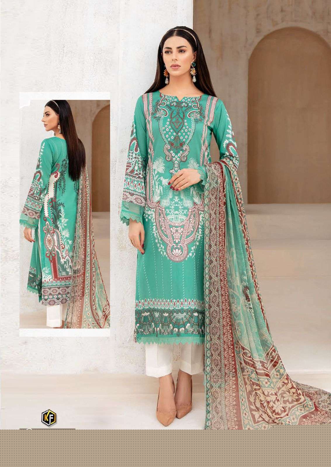 Qurbat By Keval Fab 1001 To 1006 Series Beautiful Stylish Suits Fancy Colorful Casual Wear & Ethnic Wear & Ready To Wear Pure Lawn Cotton Printed Dresses At Wholesale Price