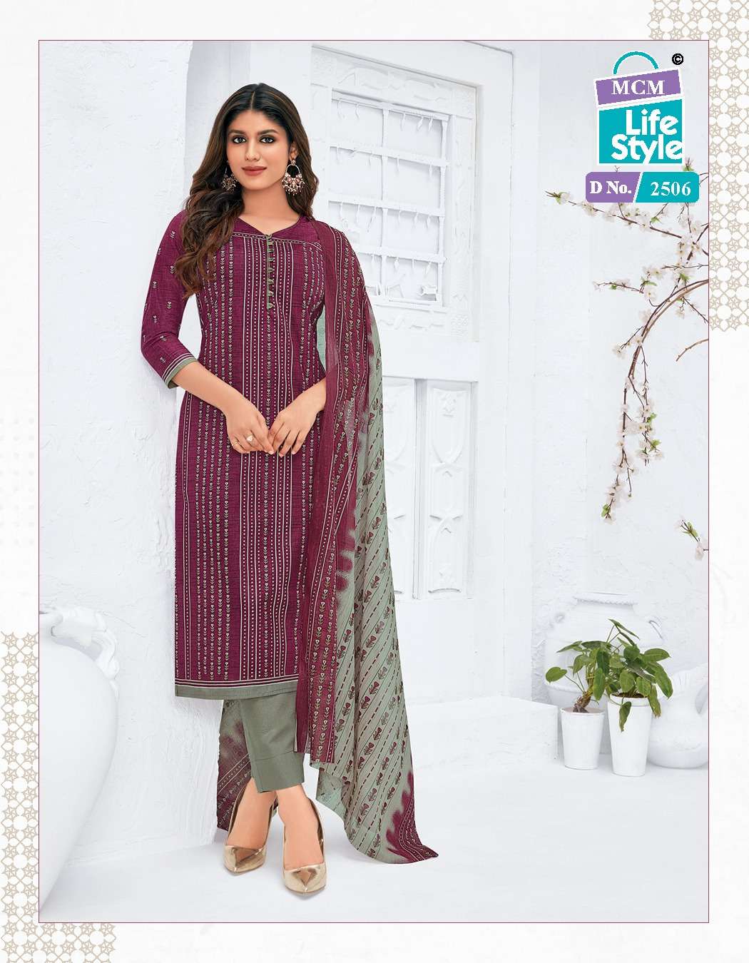 Priyalaxmi Vol-25 By Mcm Lifestyle 2502 To 2525 Series Beautiful Stylish Suits Fancy Colorful Casual Wear & Ethnic Wear & Ready To Wear Pure Cotton Printed Dresses At Wholesale Price