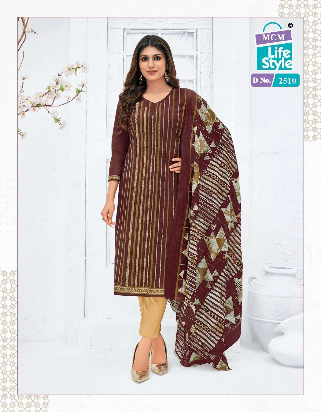 Priyalaxmi Vol-25 By Mcm Lifestyle 2502 To 2525 Series Beautiful Stylish Suits Fancy Colorful Casual Wear & Ethnic Wear & Ready To Wear Pure Cotton Printed Dresses At Wholesale Price