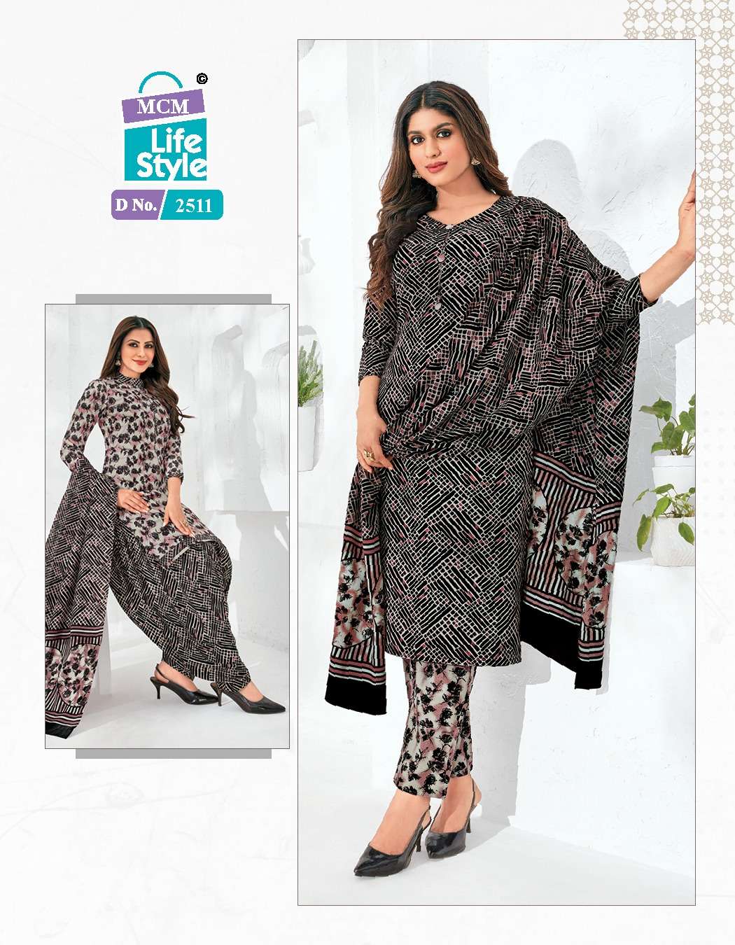 Priyalaxmi Vol-25 By Mcm Lifestyle 2502 To 2525 Series Beautiful Stylish Suits Fancy Colorful Casual Wear & Ethnic Wear & Ready To Wear Pure Cotton Printed Dresses At Wholesale Price