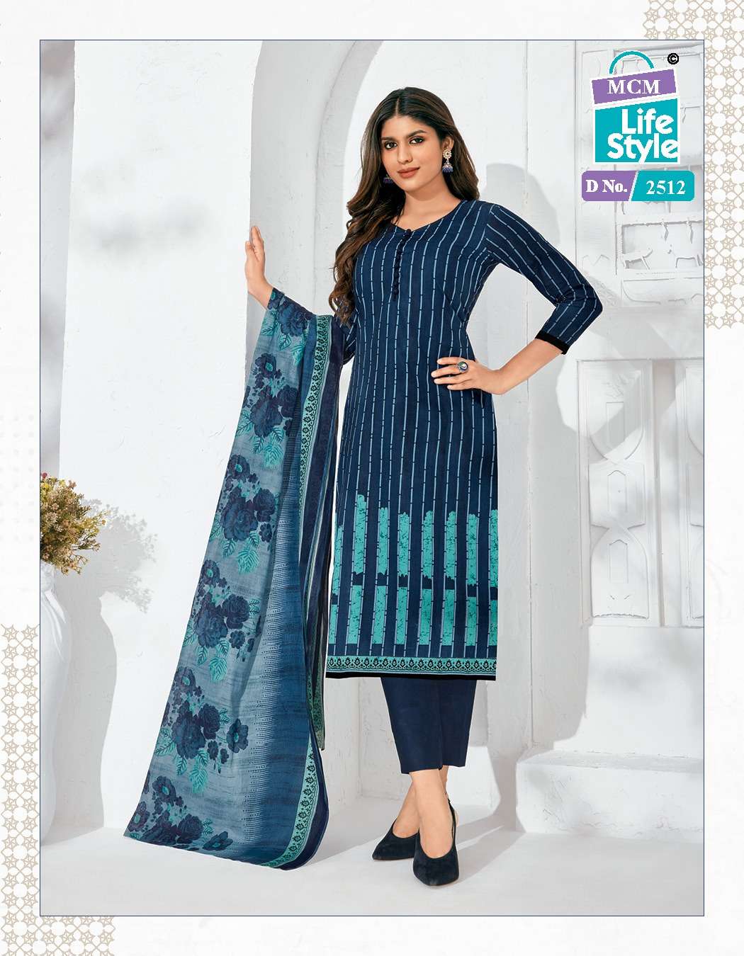 Priyalaxmi Vol-25 By Mcm Lifestyle 2502 To 2525 Series Beautiful Stylish Suits Fancy Colorful Casual Wear & Ethnic Wear & Ready To Wear Pure Cotton Printed Dresses At Wholesale Price