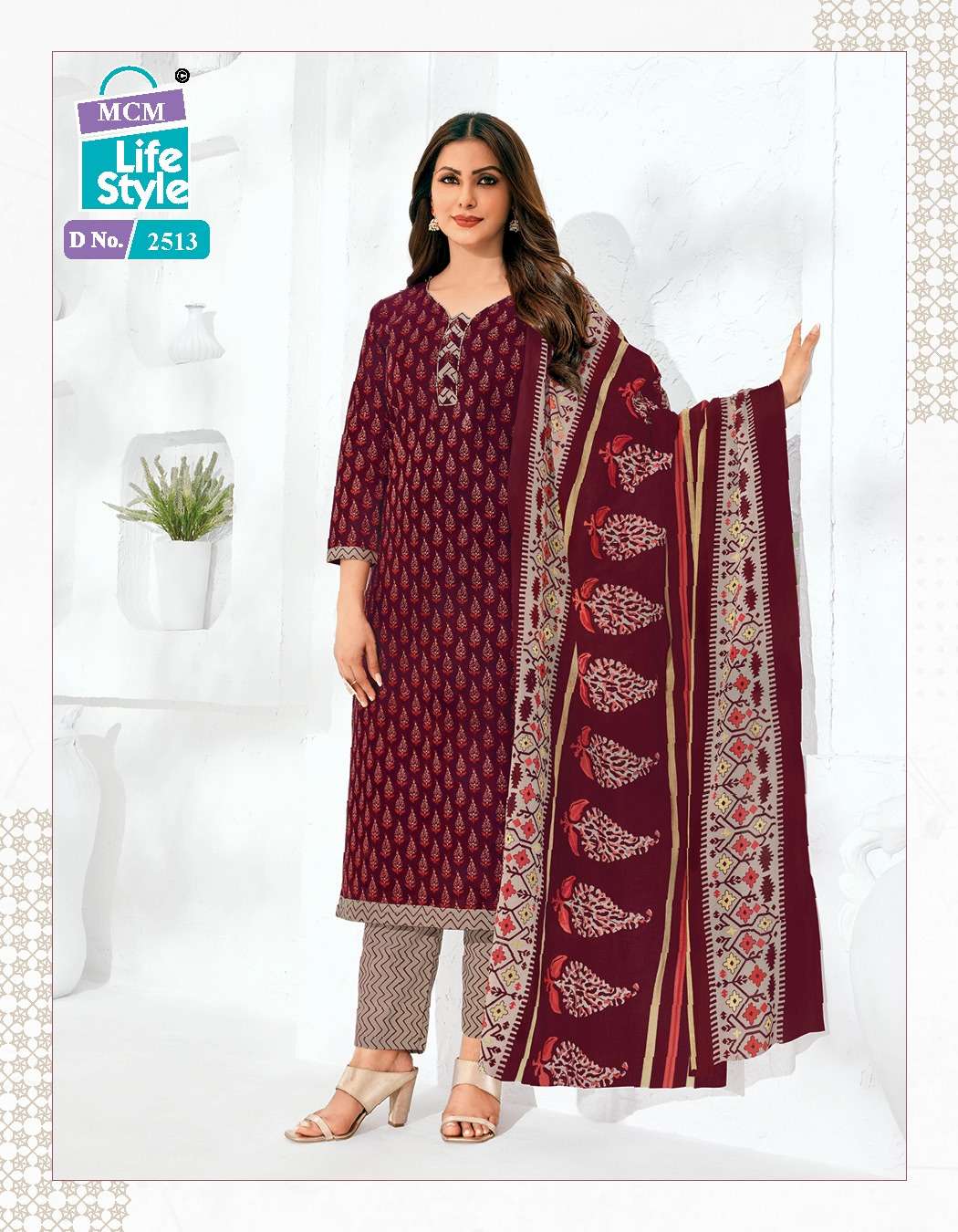 Priyalaxmi Vol-25 By Mcm Lifestyle 2502 To 2525 Series Beautiful Stylish Suits Fancy Colorful Casual Wear & Ethnic Wear & Ready To Wear Pure Cotton Printed Dresses At Wholesale Price