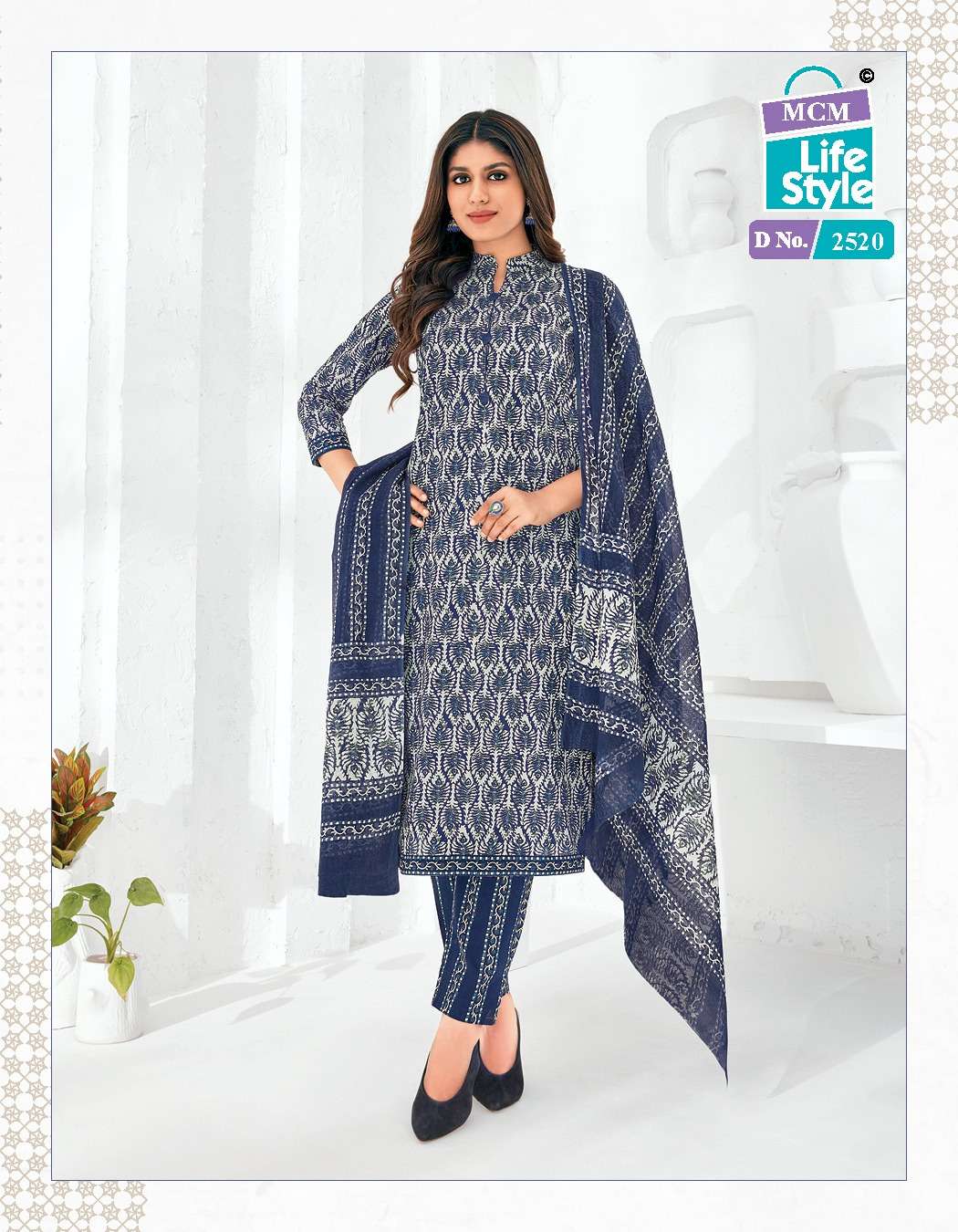 Priyalaxmi Vol-25 By Mcm Lifestyle 2502 To 2525 Series Beautiful Stylish Suits Fancy Colorful Casual Wear & Ethnic Wear & Ready To Wear Pure Cotton Printed Dresses At Wholesale Price