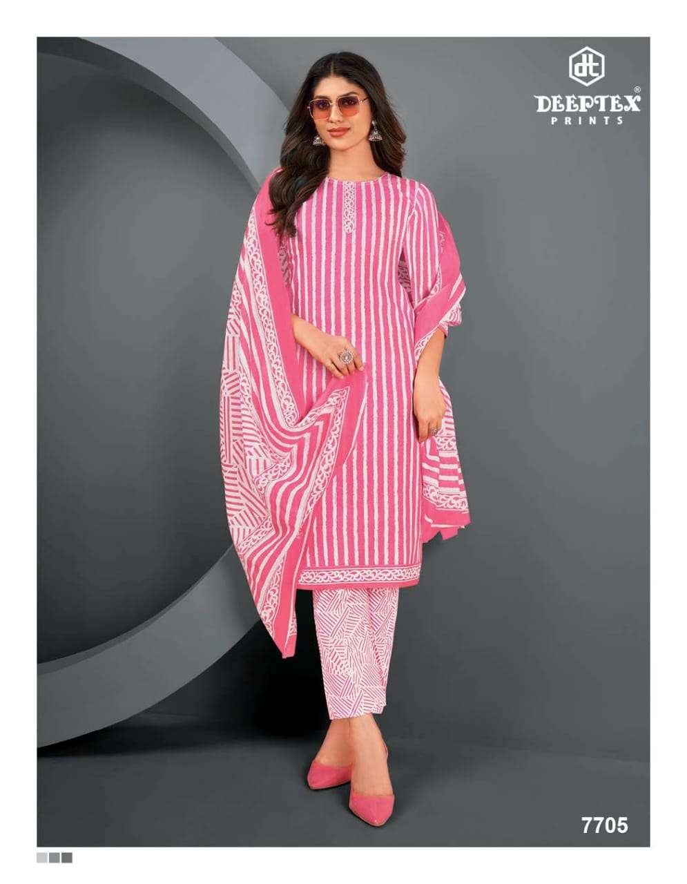 Miss India Vol-77 By Deeptex Prints 7701 To 7726 Series Beautiful Festive Suits Colorful Stylish Fancy Casual Wear & Ethnic Wear Cotton Print Dresses At Wholesale Price