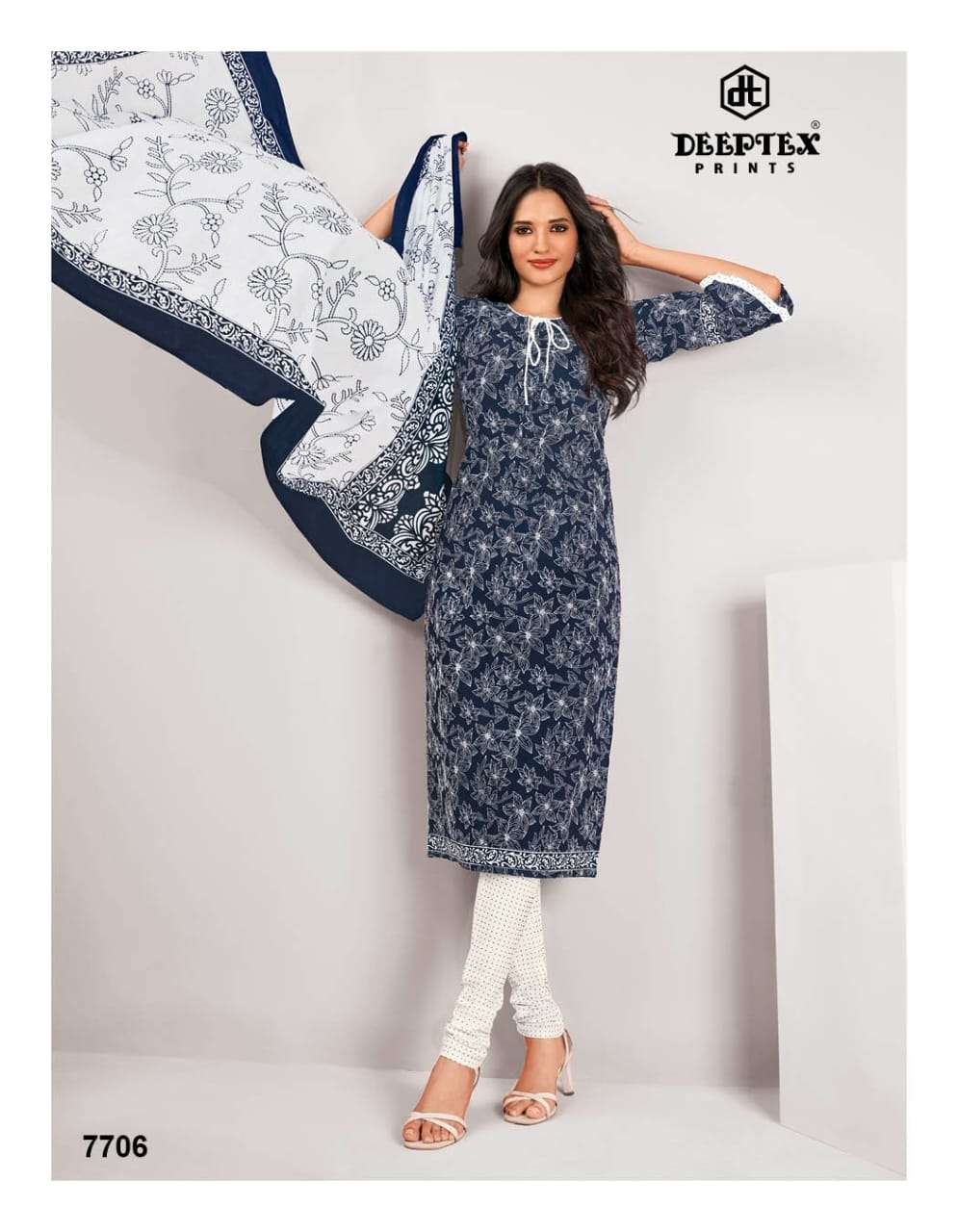 Miss India Vol-77 By Deeptex Prints 7701 To 7726 Series Beautiful Festive Suits Colorful Stylish Fancy Casual Wear & Ethnic Wear Cotton Print Dresses At Wholesale Price