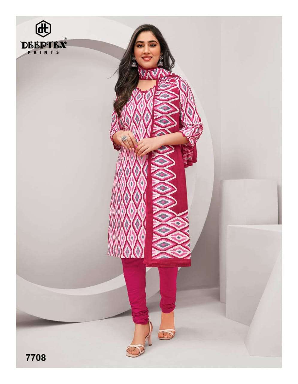 Miss India Vol-77 By Deeptex Prints 7701 To 7726 Series Beautiful Festive Suits Colorful Stylish Fancy Casual Wear & Ethnic Wear Cotton Print Dresses At Wholesale Price