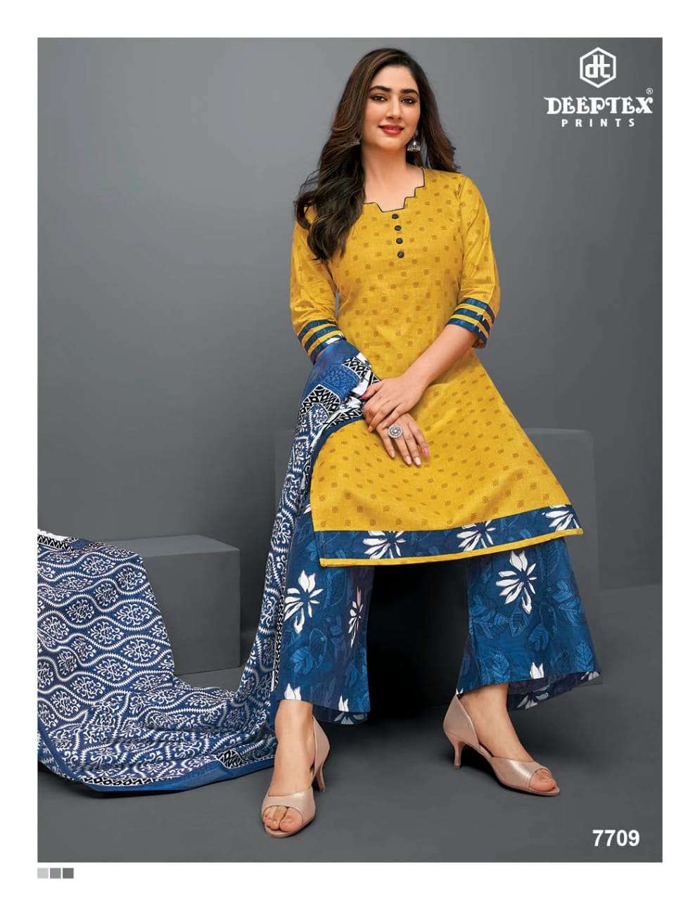 Miss India Vol-77 By Deeptex Prints 7701 To 7726 Series Beautiful Festive Suits Colorful Stylish Fancy Casual Wear & Ethnic Wear Cotton Print Dresses At Wholesale Price