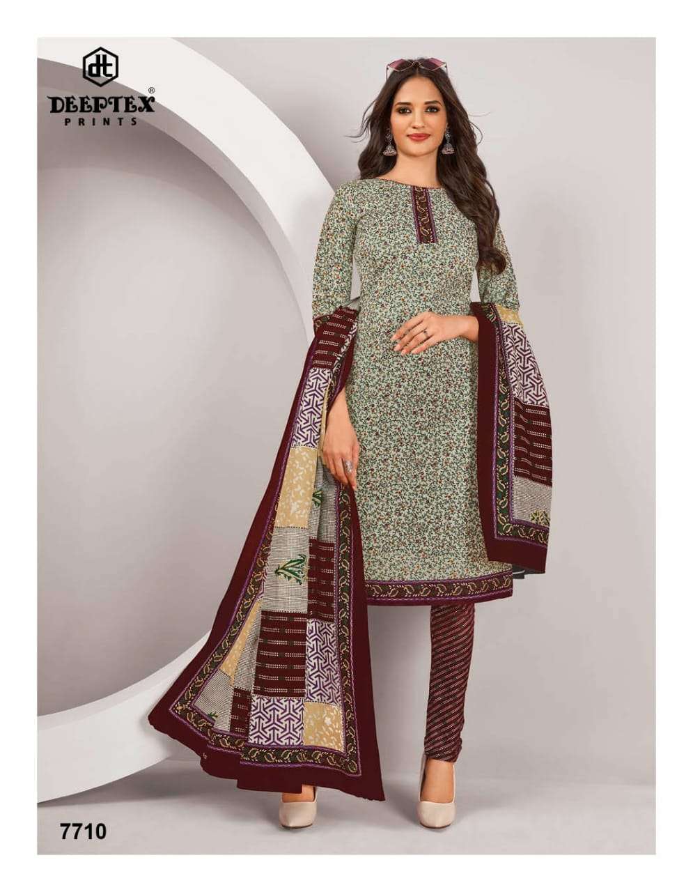 Miss India Vol-77 By Deeptex Prints 7701 To 7726 Series Beautiful Festive Suits Colorful Stylish Fancy Casual Wear & Ethnic Wear Cotton Print Dresses At Wholesale Price
