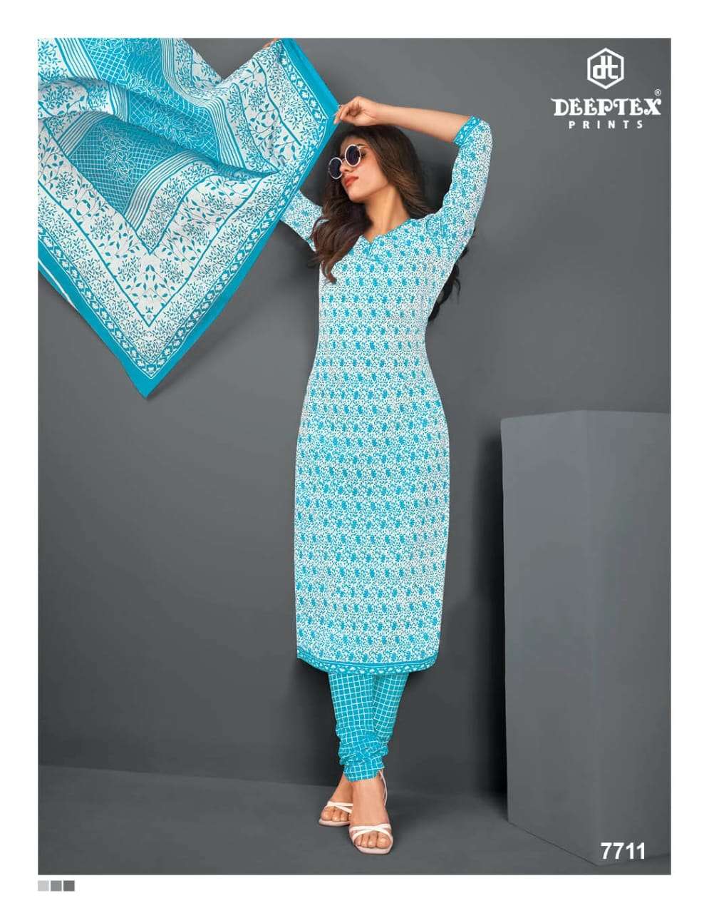 Miss India Vol-77 By Deeptex Prints 7701 To 7726 Series Beautiful Festive Suits Colorful Stylish Fancy Casual Wear & Ethnic Wear Cotton Print Dresses At Wholesale Price