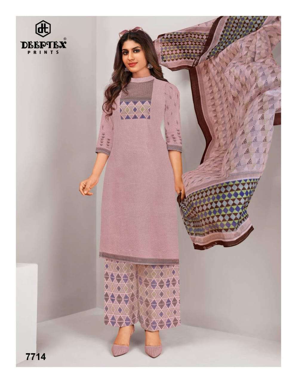 Miss India Vol-77 By Deeptex Prints 7701 To 7726 Series Beautiful Festive Suits Colorful Stylish Fancy Casual Wear & Ethnic Wear Cotton Print Dresses At Wholesale Price