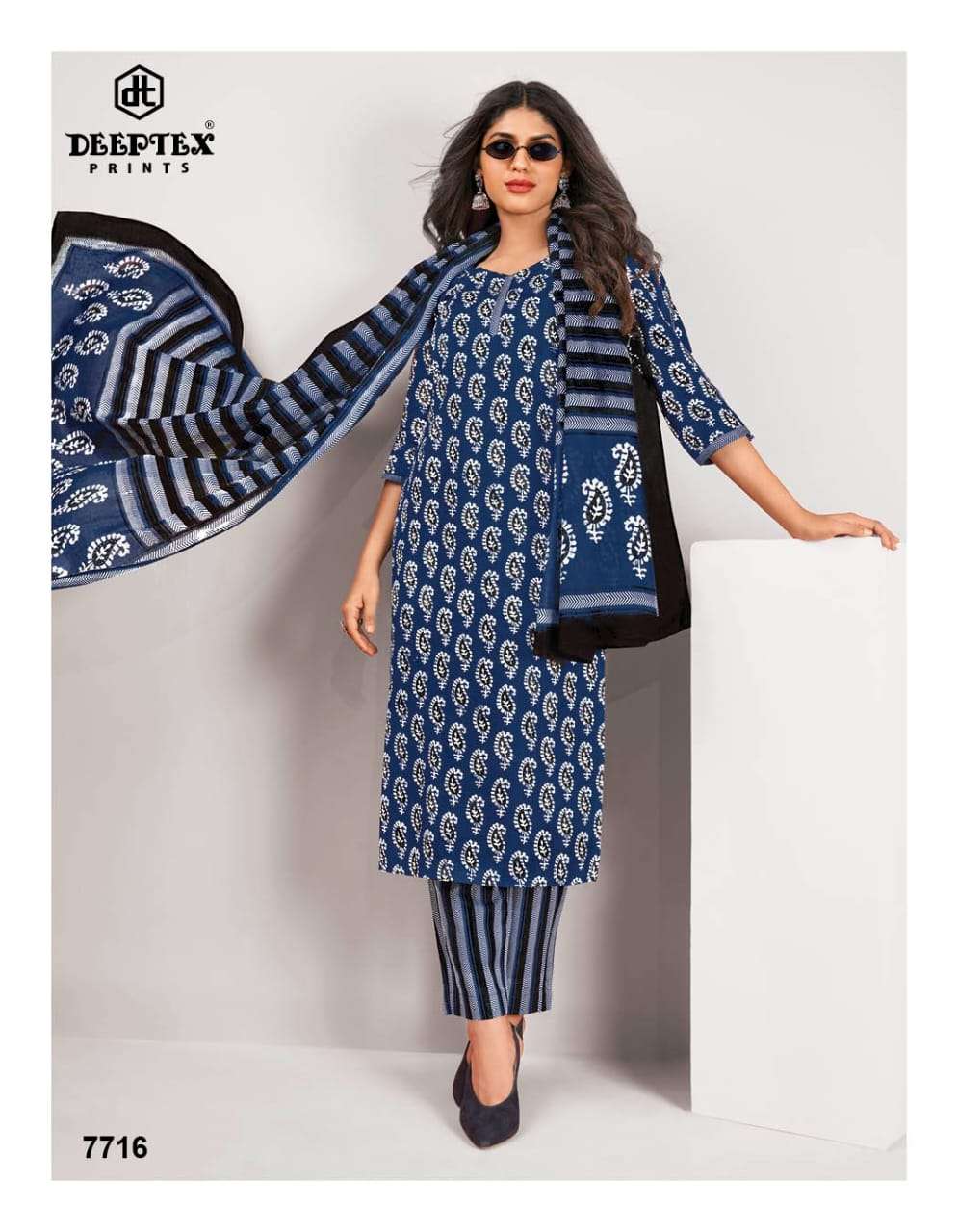 Miss India Vol-77 By Deeptex Prints 7701 To 7726 Series Beautiful Festive Suits Colorful Stylish Fancy Casual Wear & Ethnic Wear Cotton Print Dresses At Wholesale Price