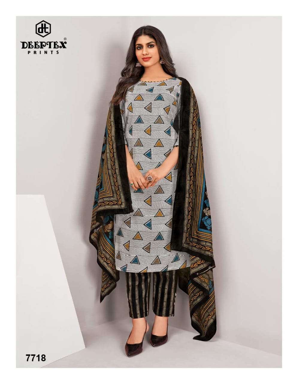Miss India Vol-77 By Deeptex Prints 7701 To 7726 Series Beautiful Festive Suits Colorful Stylish Fancy Casual Wear & Ethnic Wear Cotton Print Dresses At Wholesale Price