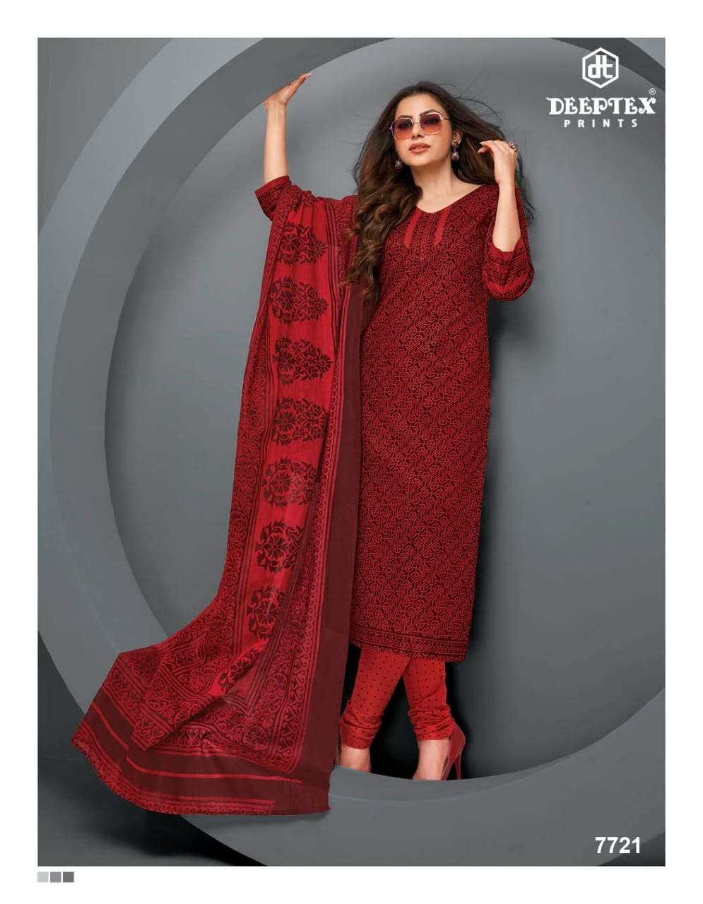 Miss India Vol-77 By Deeptex Prints 7701 To 7726 Series Beautiful Festive Suits Colorful Stylish Fancy Casual Wear & Ethnic Wear Cotton Print Dresses At Wholesale Price