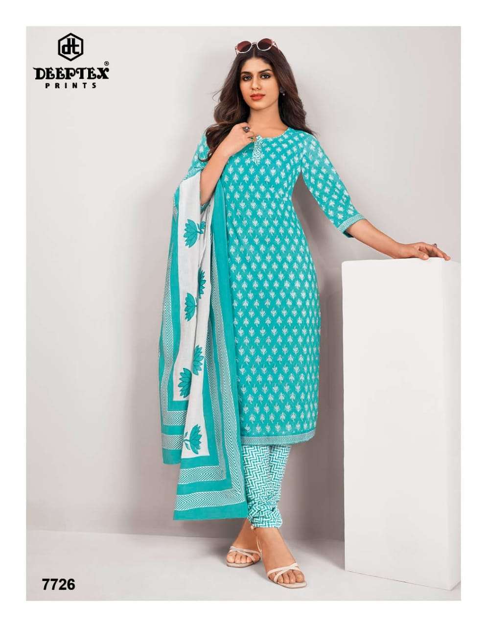 Miss India Vol-77 By Deeptex Prints 7701 To 7726 Series Beautiful Festive Suits Colorful Stylish Fancy Casual Wear & Ethnic Wear Cotton Print Dresses At Wholesale Price