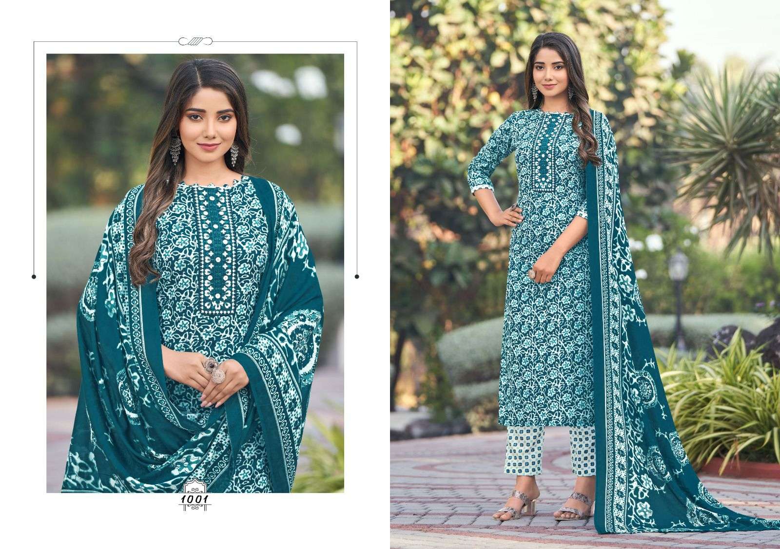Suhani By Radha Fab 1001 To 1008 Series Beautiful Festive Suits Colorful Stylish Fancy Casual Wear & Ethnic Wear Pure Cotton Print Dresses At Wholesale Price