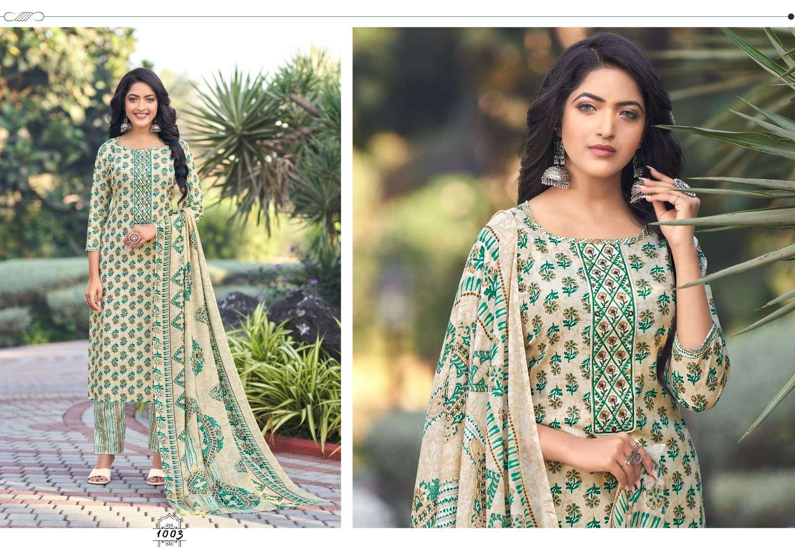Suhani By Radha Fab 1001 To 1008 Series Beautiful Festive Suits Colorful Stylish Fancy Casual Wear & Ethnic Wear Pure Cotton Print Dresses At Wholesale Price