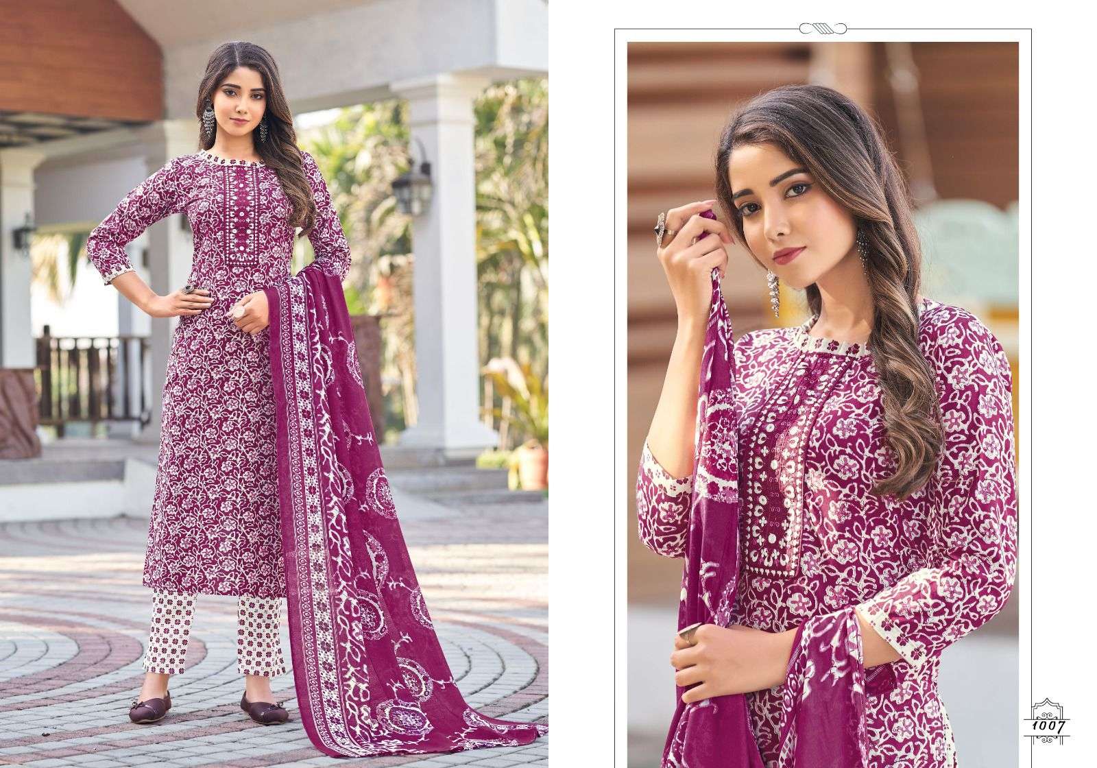 Suhani By Radha Fab 1001 To 1008 Series Beautiful Festive Suits Colorful Stylish Fancy Casual Wear & Ethnic Wear Pure Cotton Print Dresses At Wholesale Price