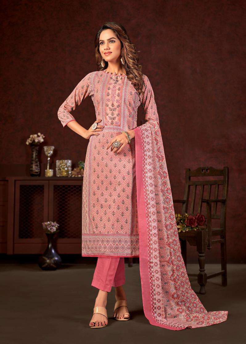 Soha By Skt Suits 77001 To 77008 Series Beautiful Festive Suits Colorful Stylish Fancy Casual Wear & Ethnic Wear Pure Cotton Print Dresses At Wholesale Price