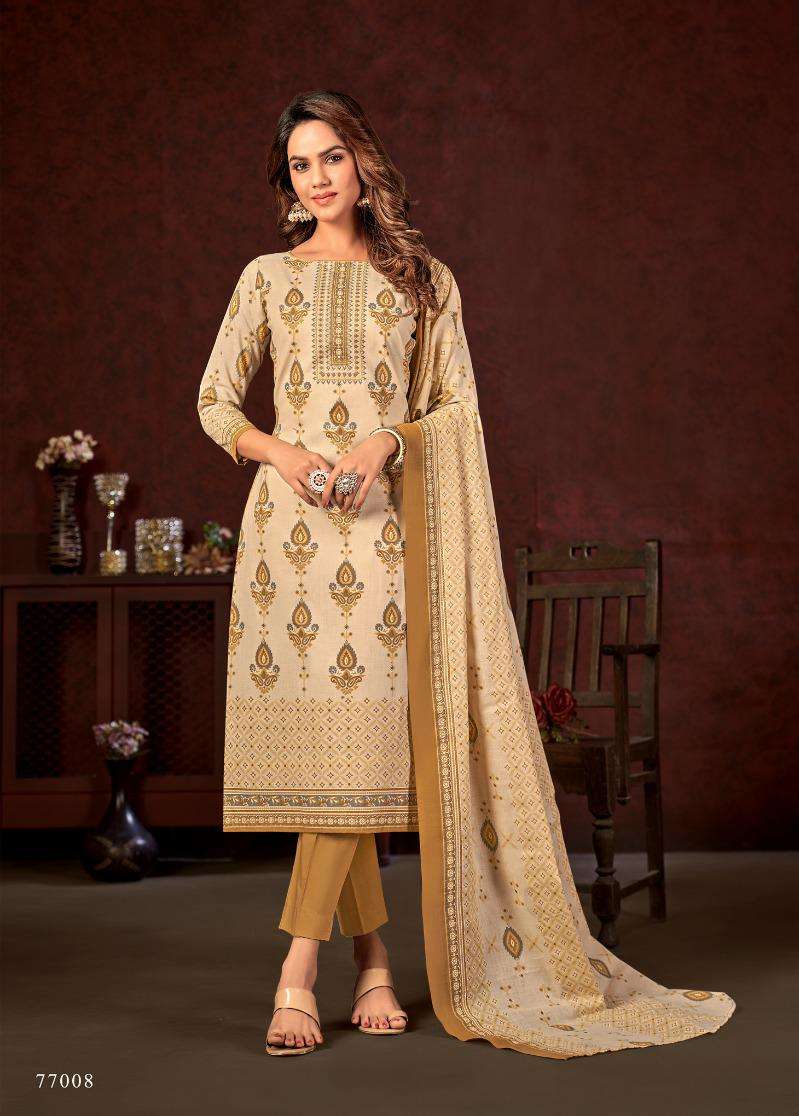 Soha By Skt Suits 77001 To 77008 Series Beautiful Festive Suits Colorful Stylish Fancy Casual Wear & Ethnic Wear Pure Cotton Print Dresses At Wholesale Price