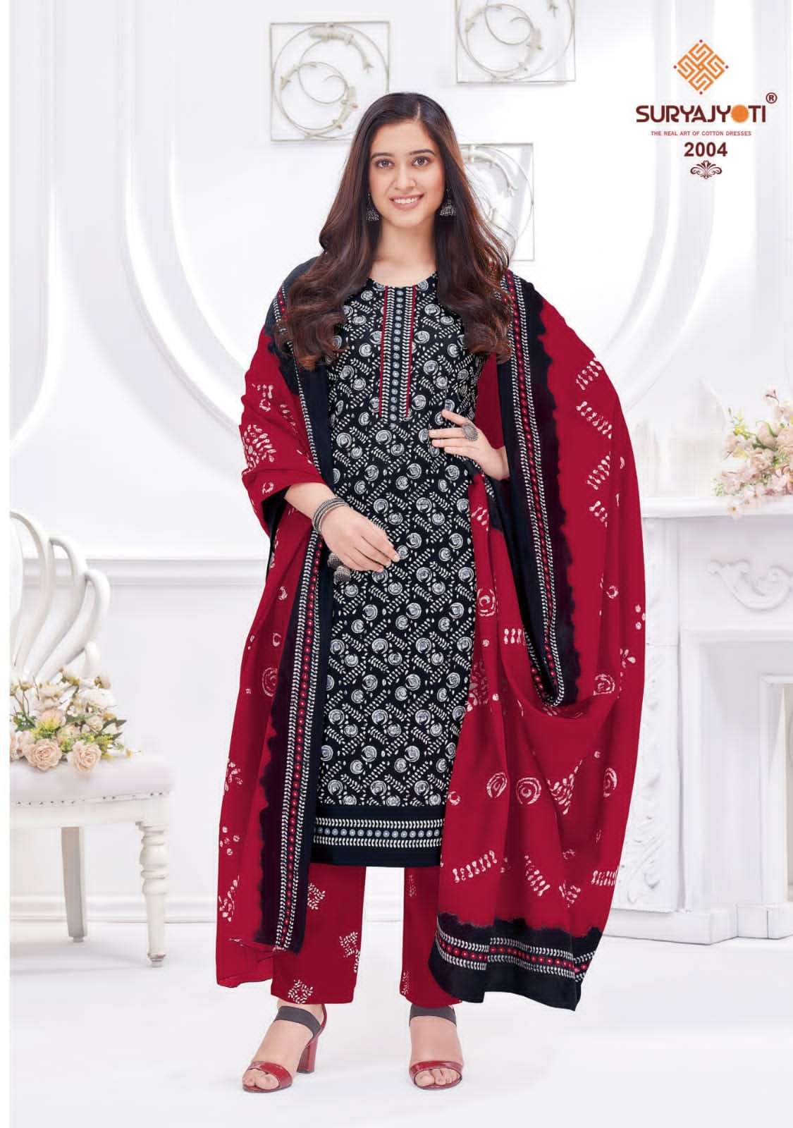 Pehnava Vol-2 By Suryajyoti 2001 To 2010 Series Beautiful Festive Suits Colorful Stylish Fancy Casual Wear & Ethnic Wear Cambric Cotton Print Dresses At Wholesale Price