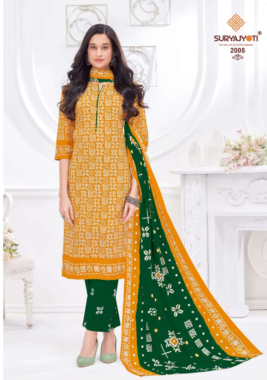Pehnava Vol-2 By Suryajyoti 2001 To 2010 Series Beautiful Festive Suits Colorful Stylish Fancy Casual Wear & Ethnic Wear Cambric Cotton Print Dresses At Wholesale Price