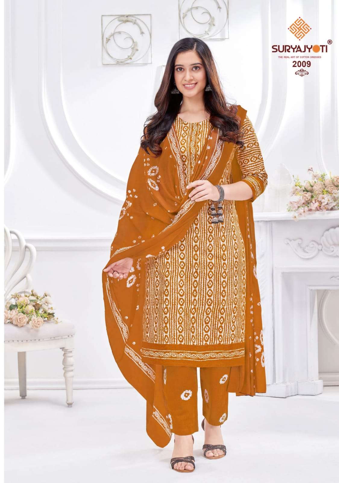 Pehnava Vol-2 By Suryajyoti 2001 To 2010 Series Beautiful Festive Suits Colorful Stylish Fancy Casual Wear & Ethnic Wear Cambric Cotton Print Dresses At Wholesale Price