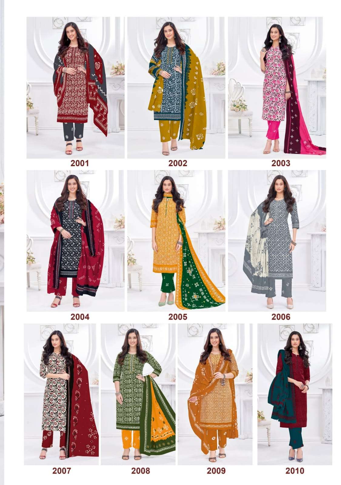 Pehnava Vol-2 By Suryajyoti 2001 To 2010 Series Beautiful Festive Suits Colorful Stylish Fancy Casual Wear & Ethnic Wear Cambric Cotton Print Dresses At Wholesale Price